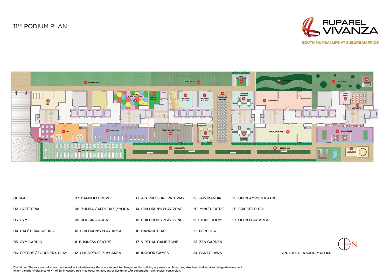 Ruparel Vivanza. Floor plan